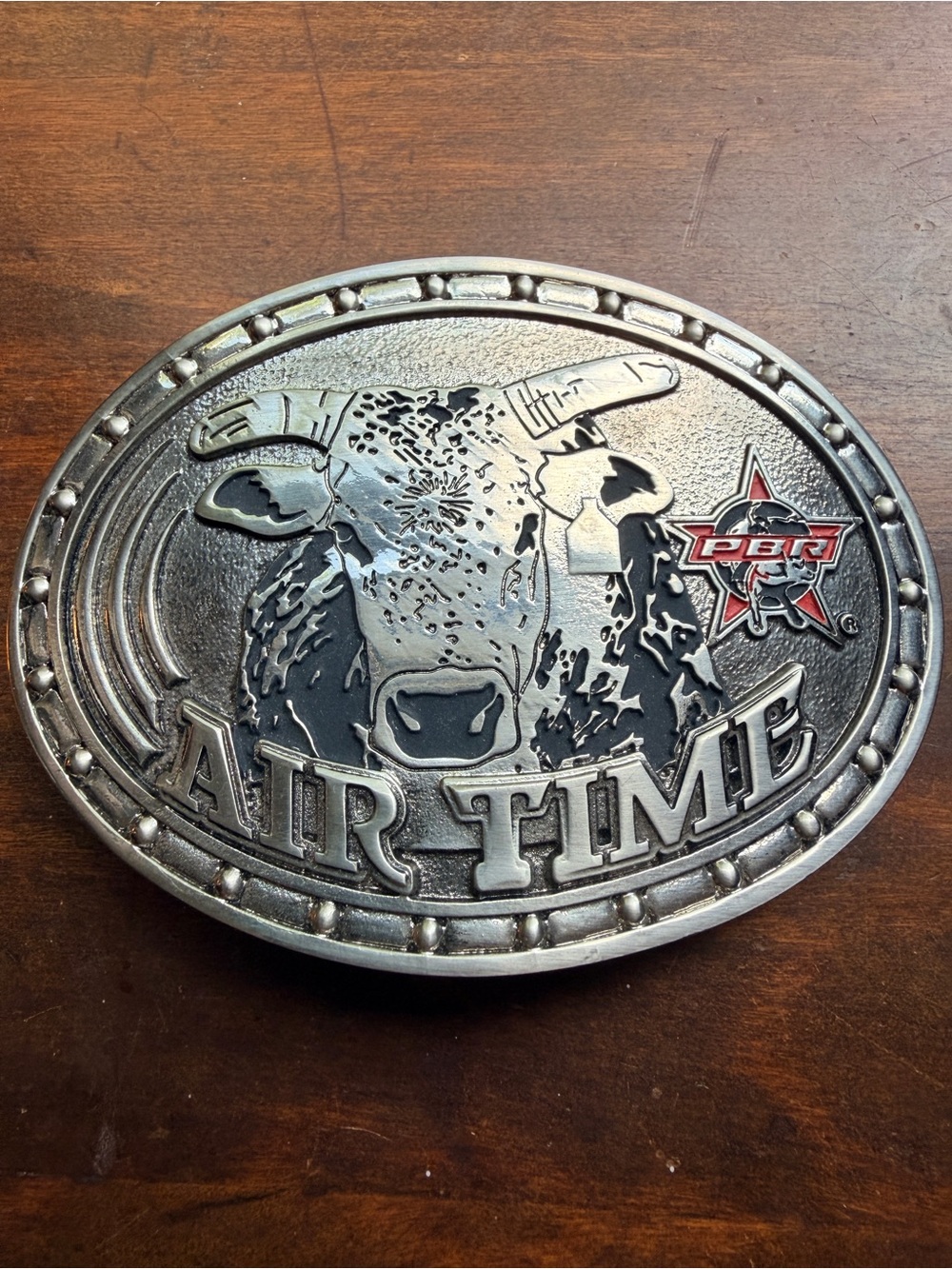 Montana Silversmiths Silver Commemorative Belt Buckle Air Time!!